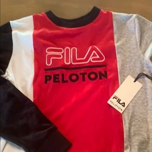 NWT - FILA / Peloton Velour sweatshirt